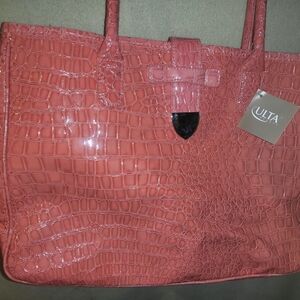 Ulta Beauty Pink Textured Tote Bag